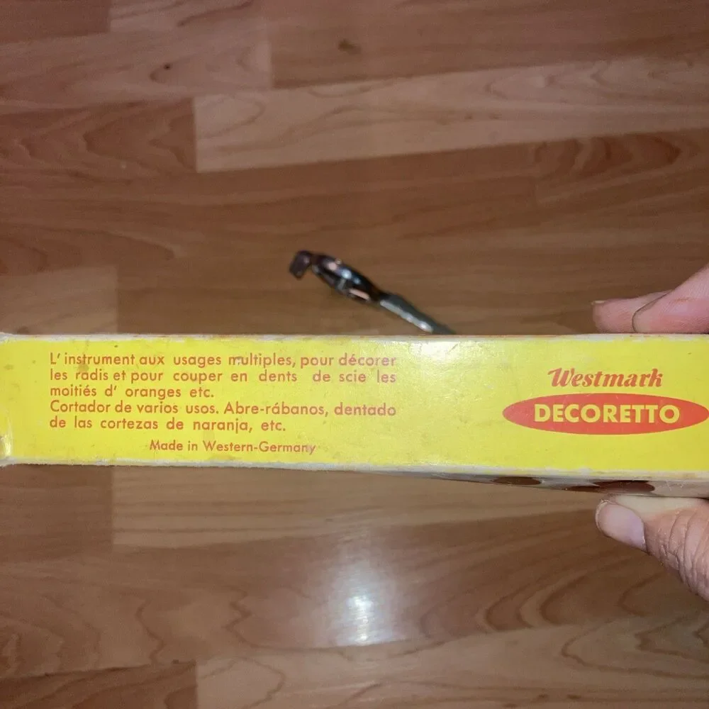 Vintage Westmark DECORETTO Garnishing Tool - Radish/Citrus Cutter/Or/Germany